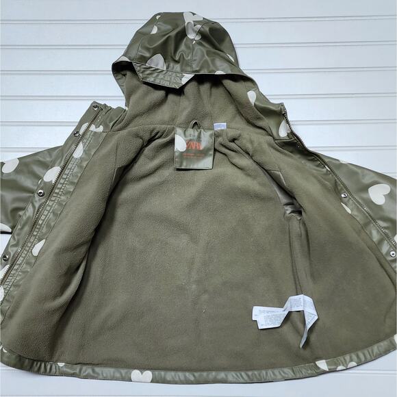 Zara Heart Fleece-Lined Rain Jacket - Picture 4 of 10